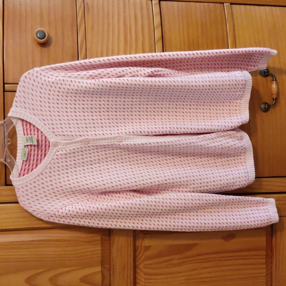 LL Bean sz M women's button up sweater - Picture 1 of 7